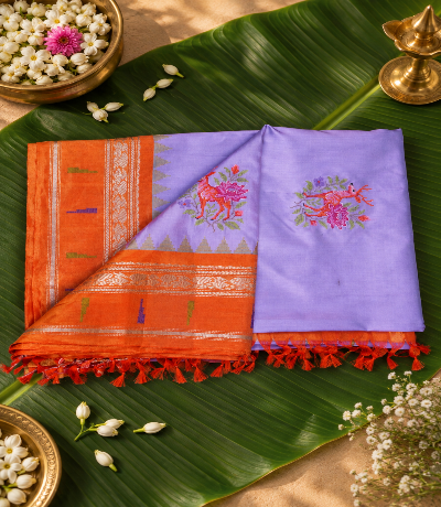 Petit work saree