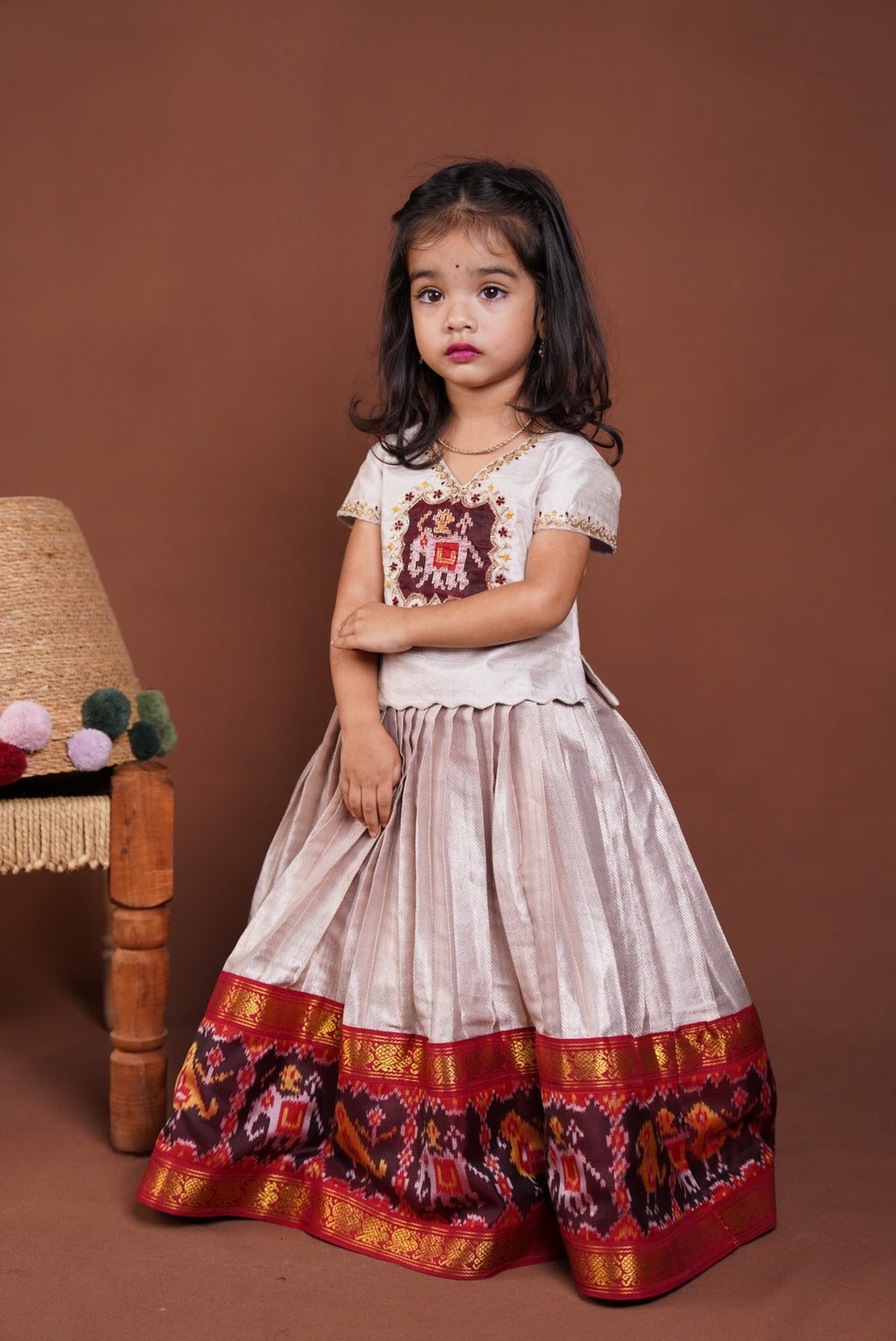 Patola fusion lehenga