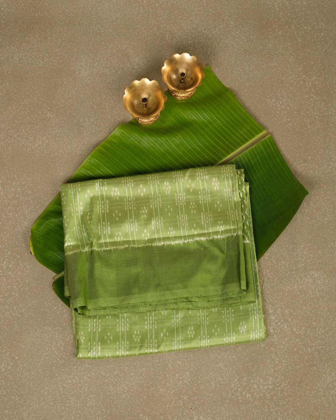Ikat bandini saree