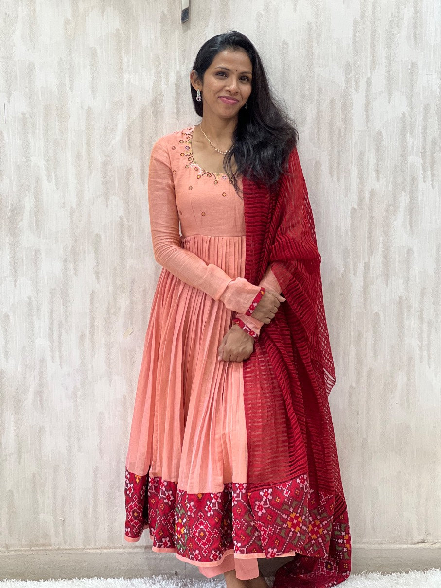 Patola fusion Anarkali