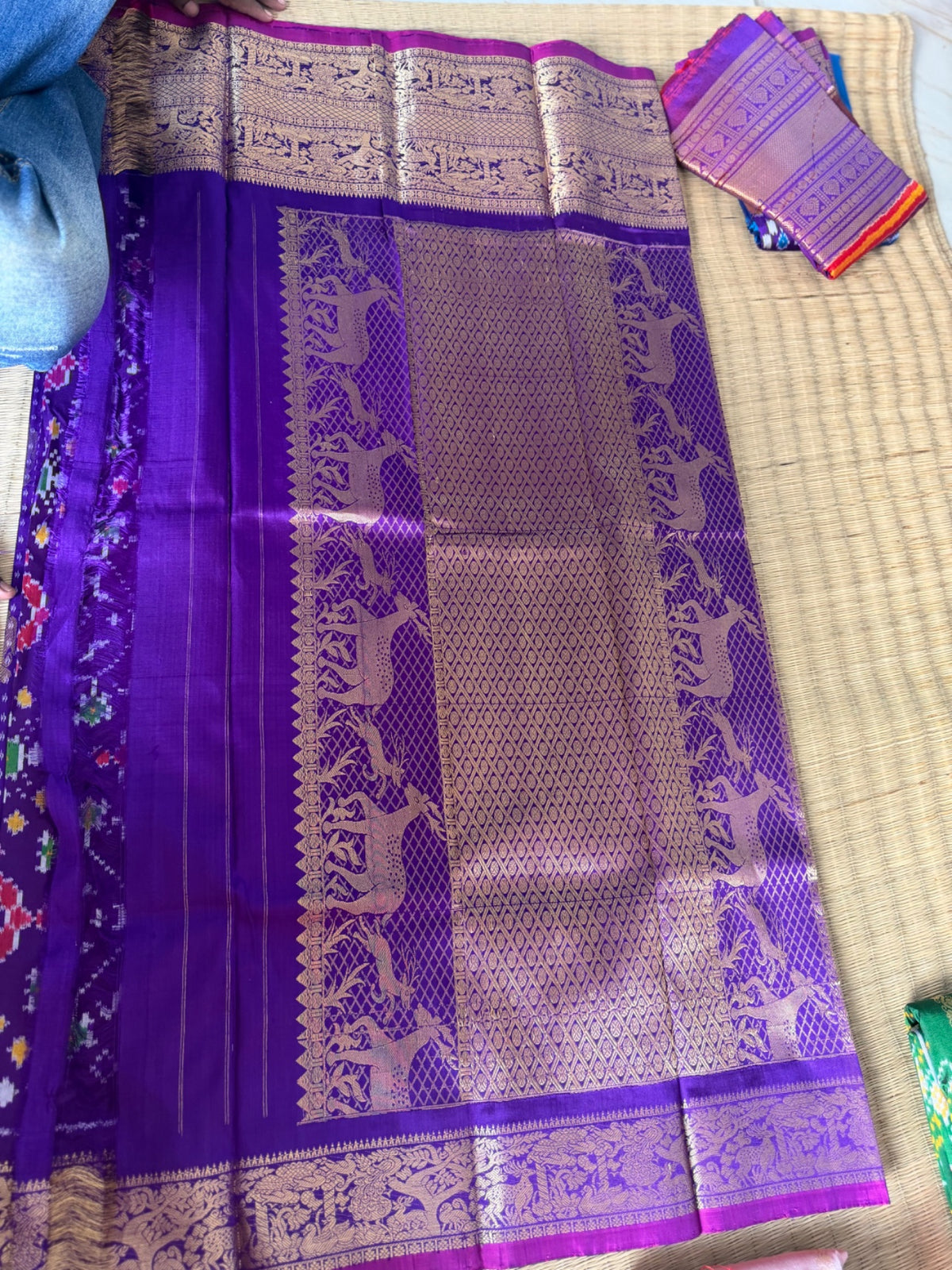 Twill Ikkath saree