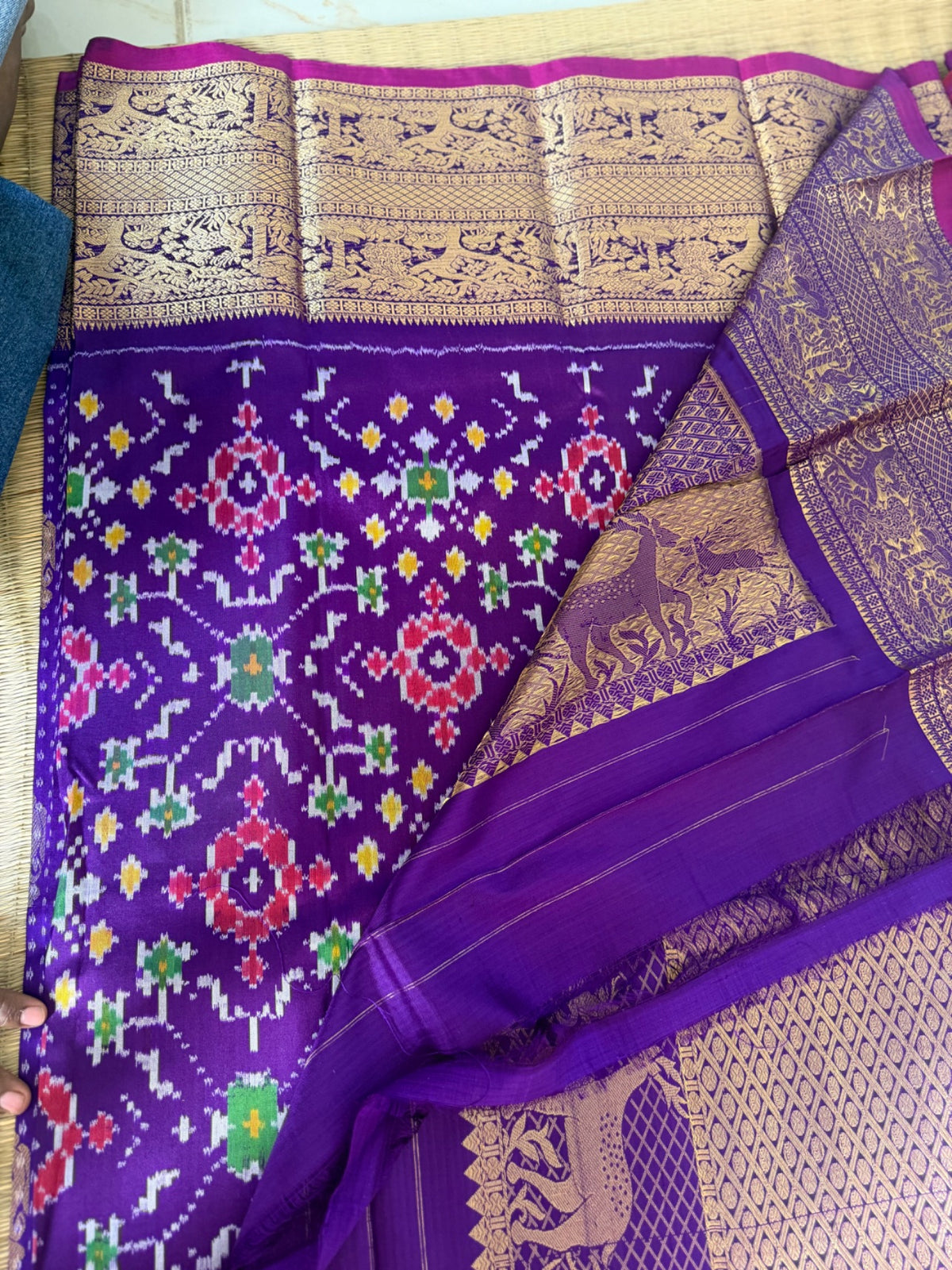 Twill Ikkath saree