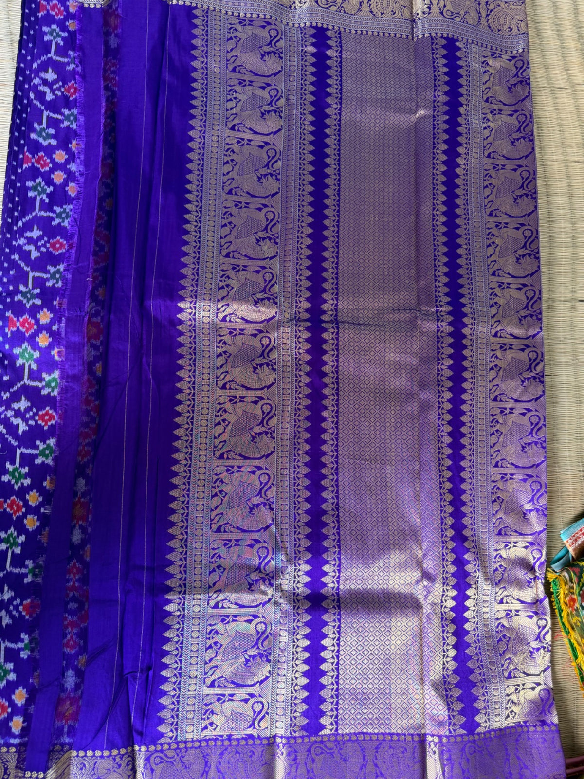 Twill Ikath saree