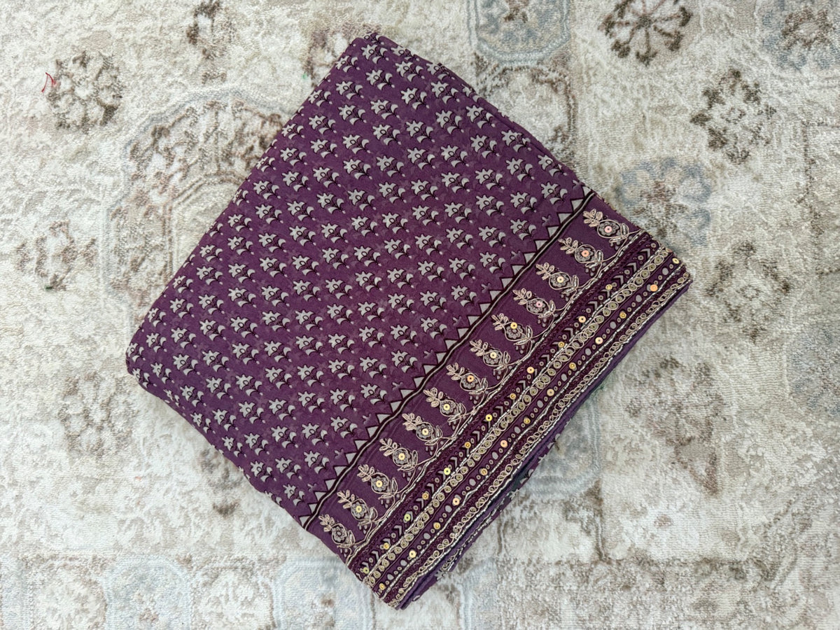 Georgette saree