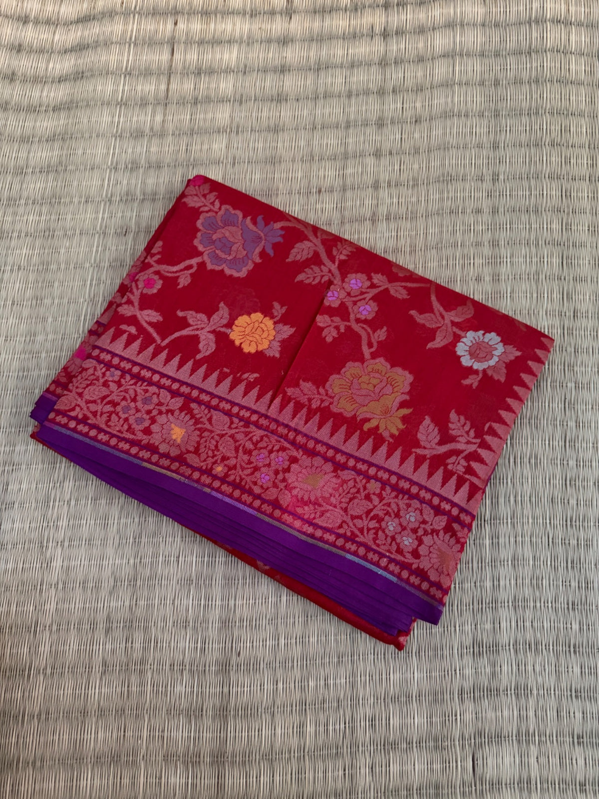 Jamdani cotton saree