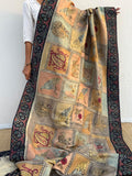 Handprinted Kalamkari Saree