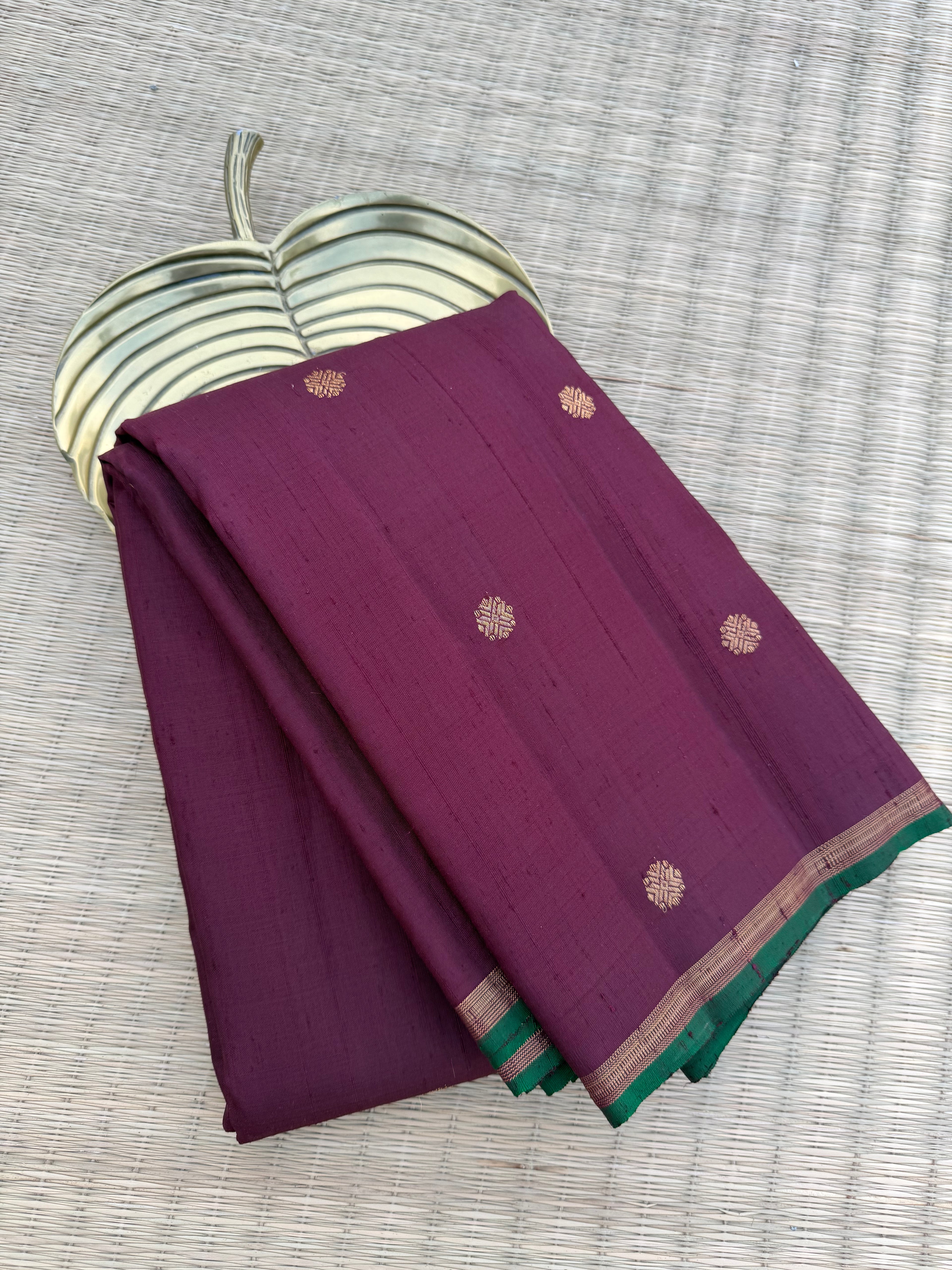 Pure Kanchipattu Saree – Brown