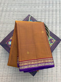 Pure Kanchipattu Saree – Mustard Gold