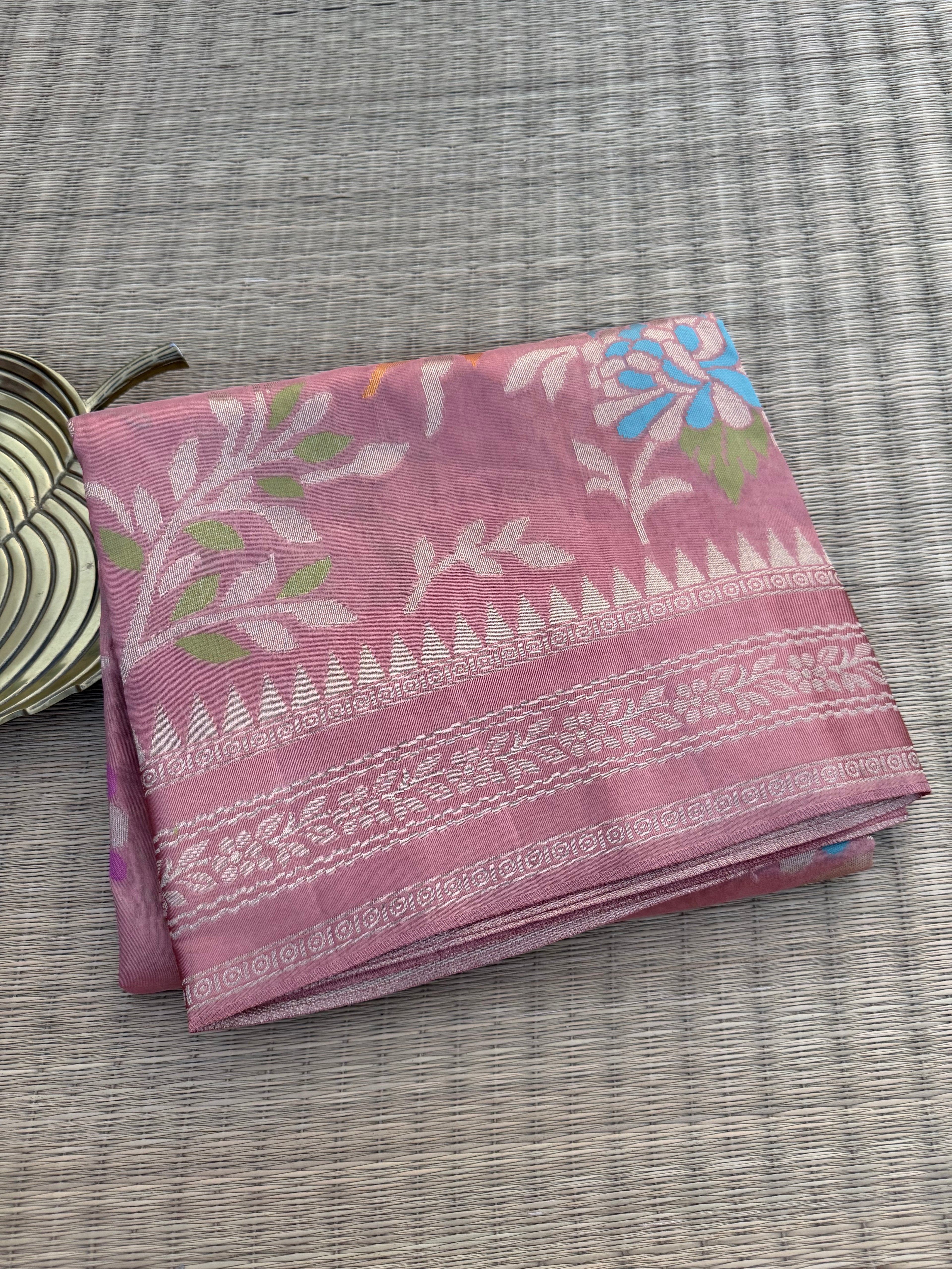 PINK BANARASI SAREE