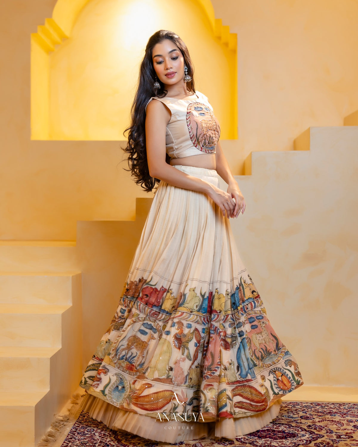 Kalamkari Lehenga