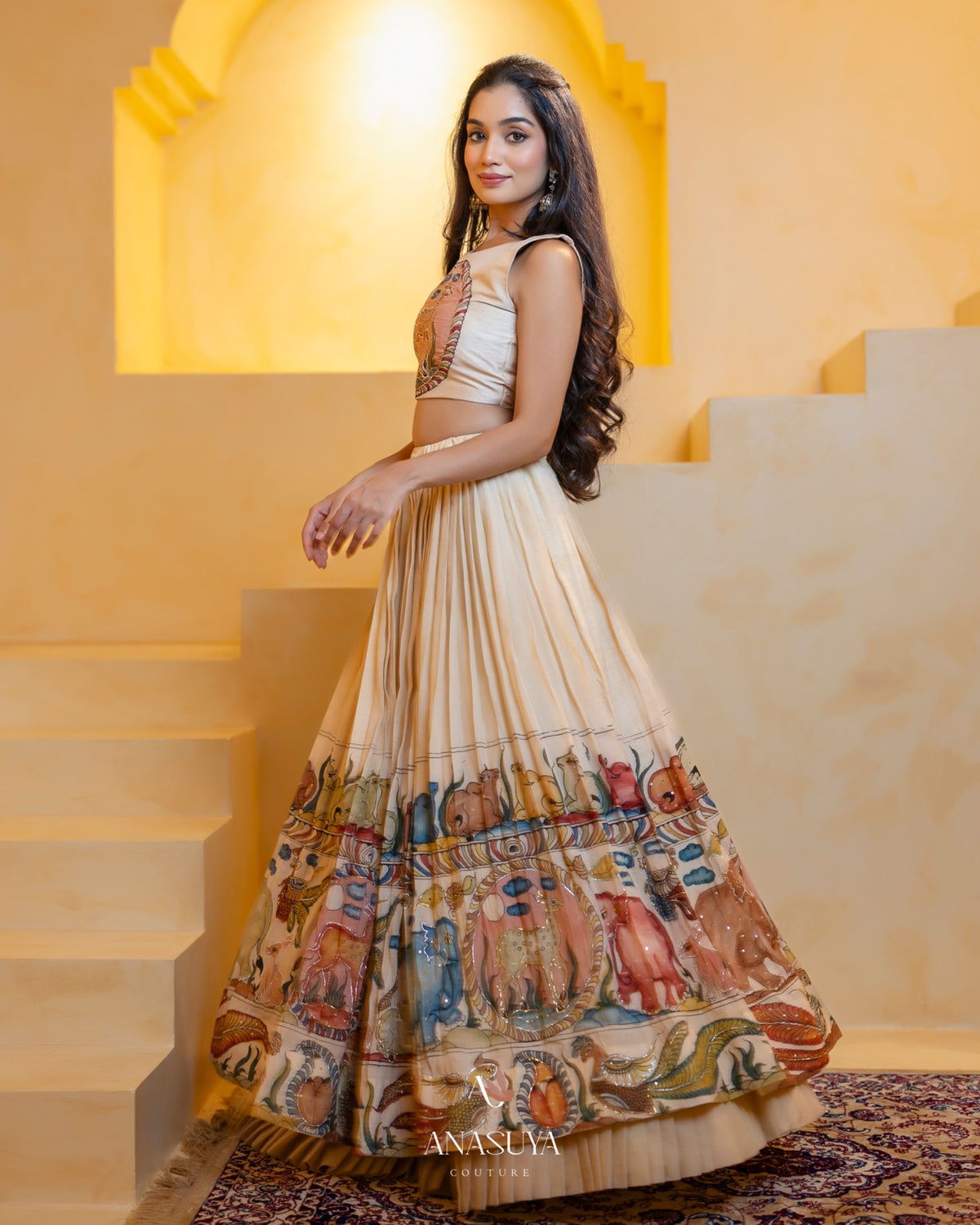 Kalamkari Lehenga