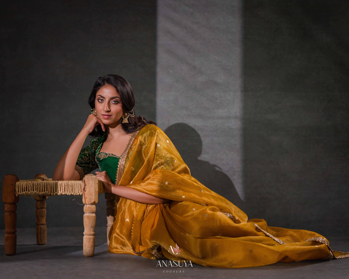 Patola fusion Saree