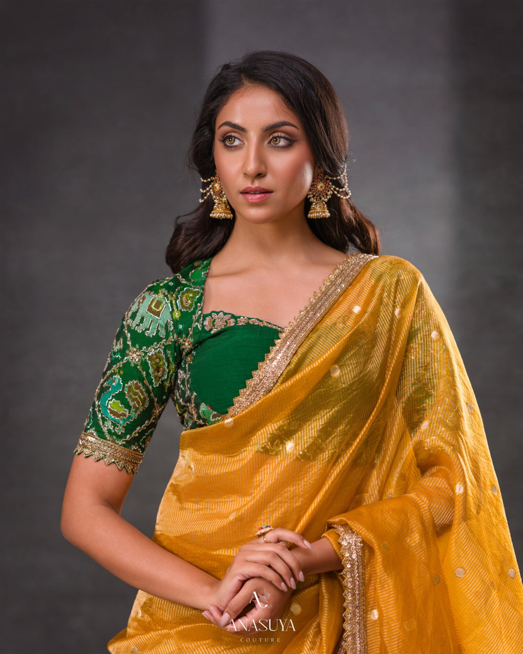 Patola fusion Saree
