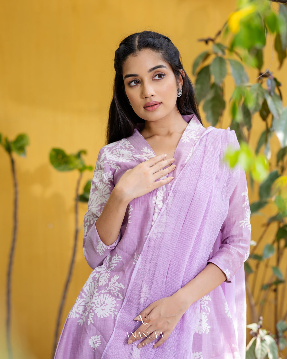 Chanderi 3 pc set