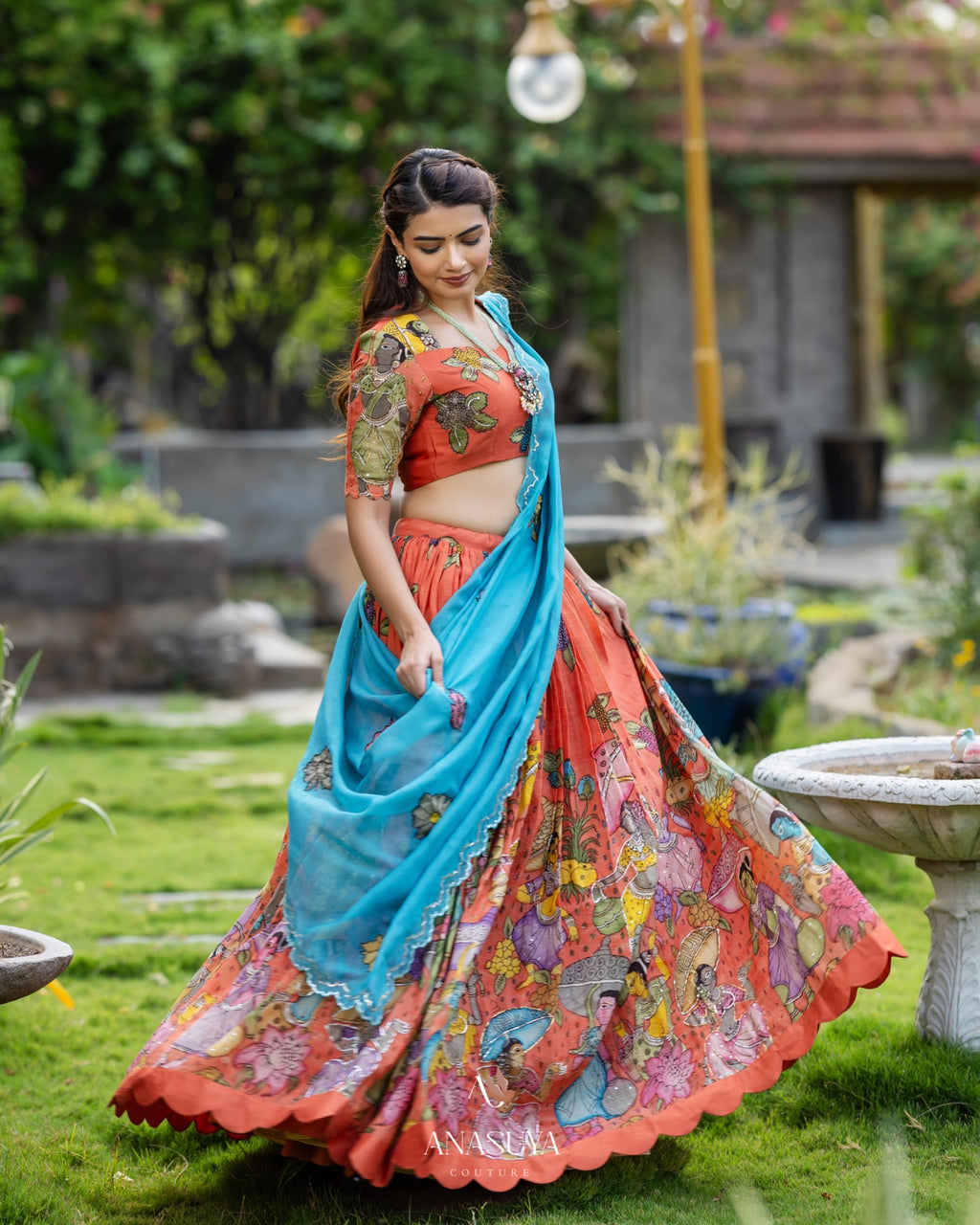 Kalamkari Lehenga
