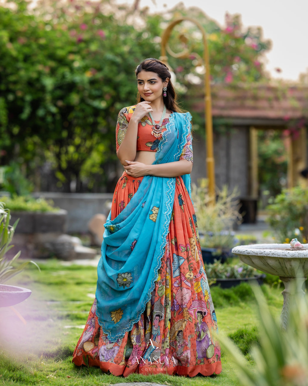 Kalamkari Lehenga