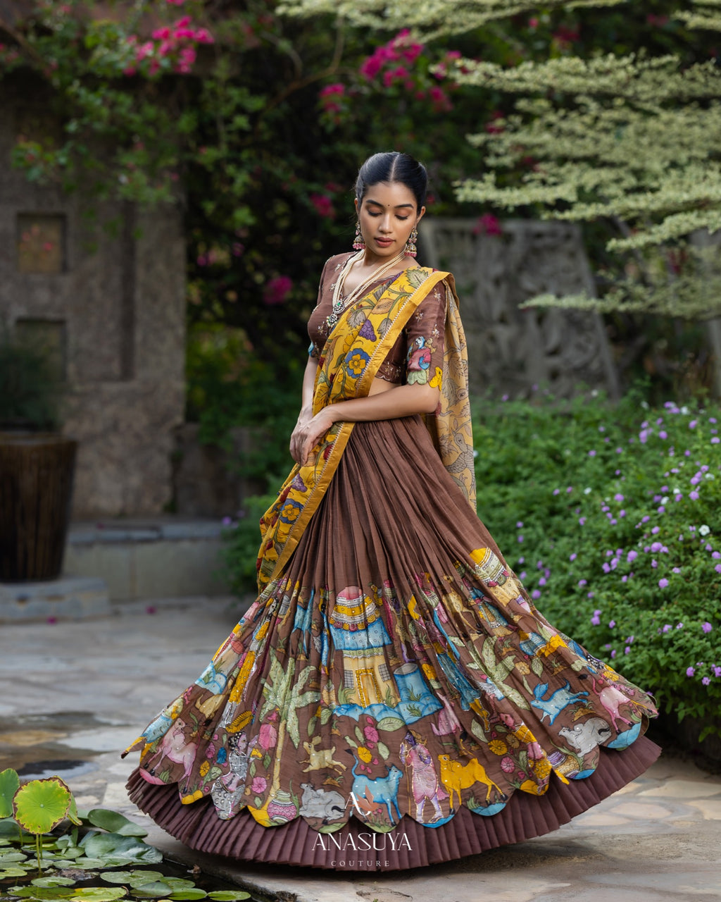 kalamkari Lehenga