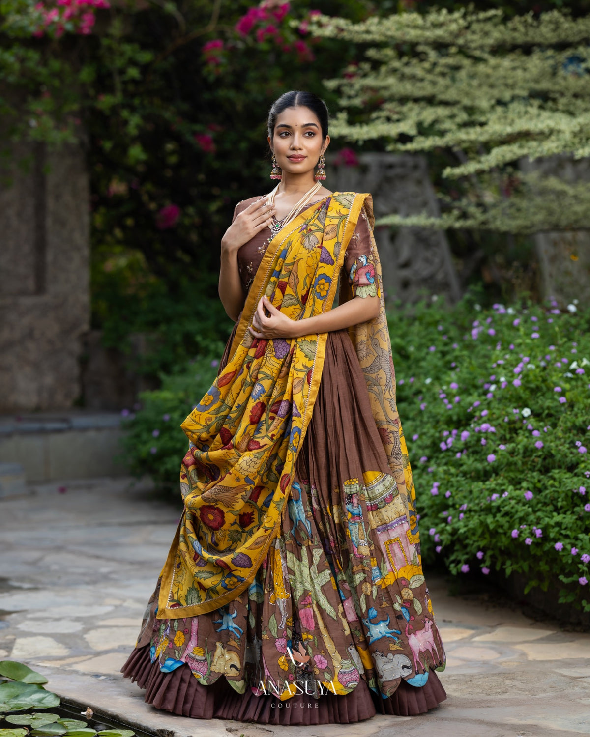 kalamkari Lehenga