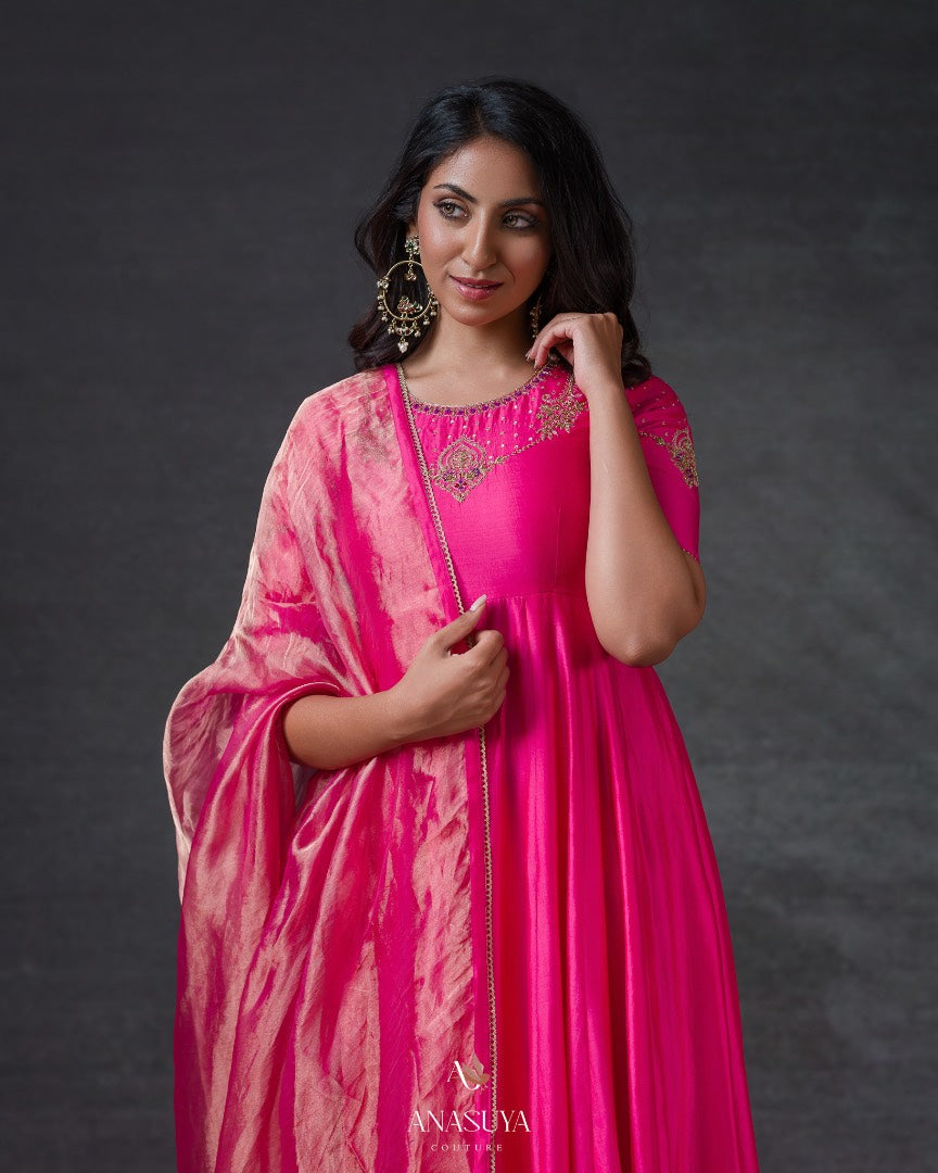 Paithani Fusion Anarkali