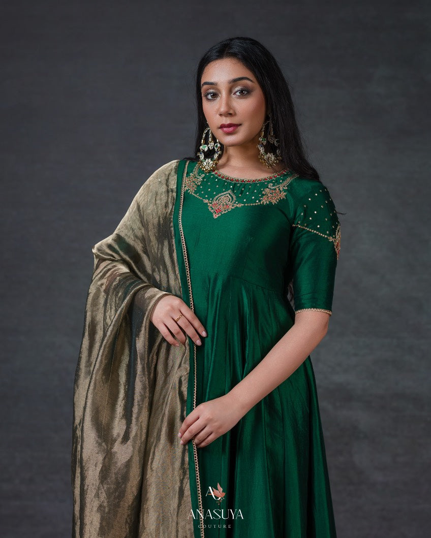 Paithani Fusion Anarkali