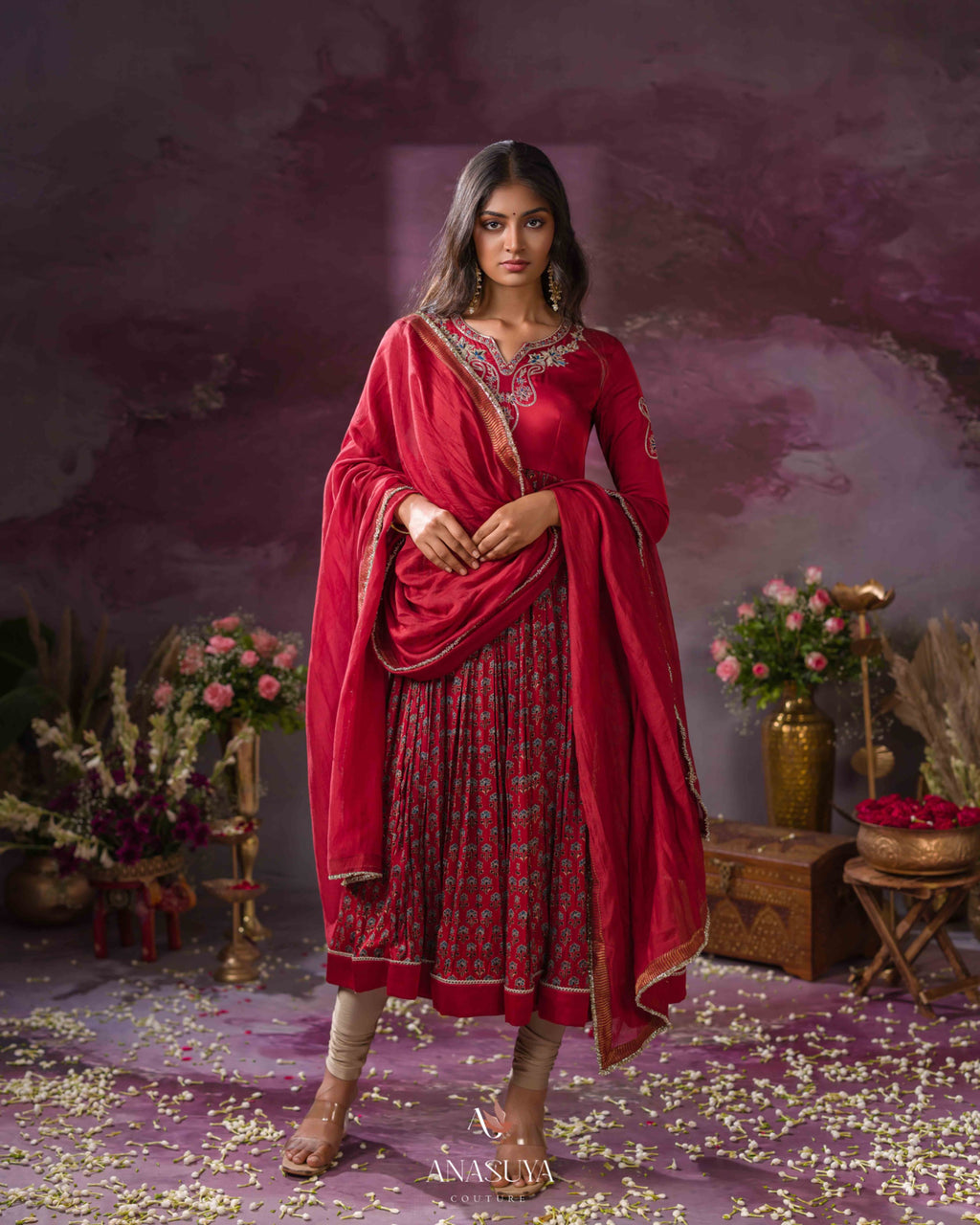 Ajarakh satin Dress