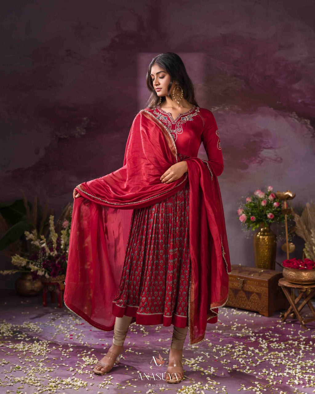 Ajarakh satin Dress