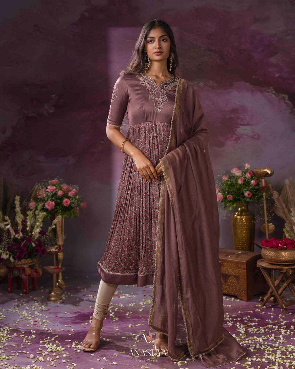 Ajarakh satin Dress