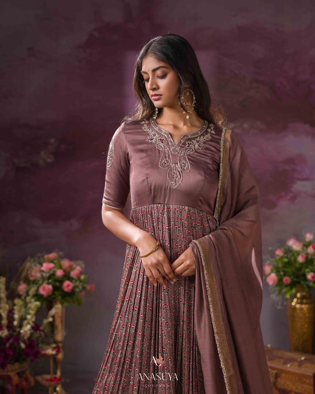 Ajarakh satin Dress