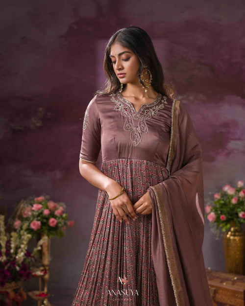 Ajarakh satin Dress