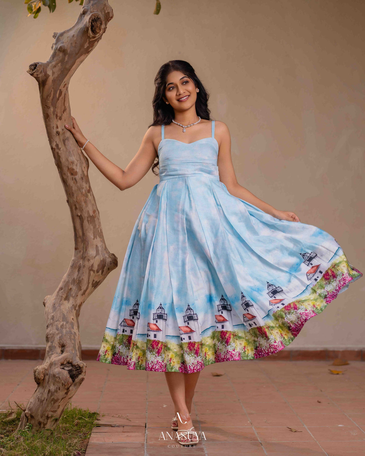 City print Frock