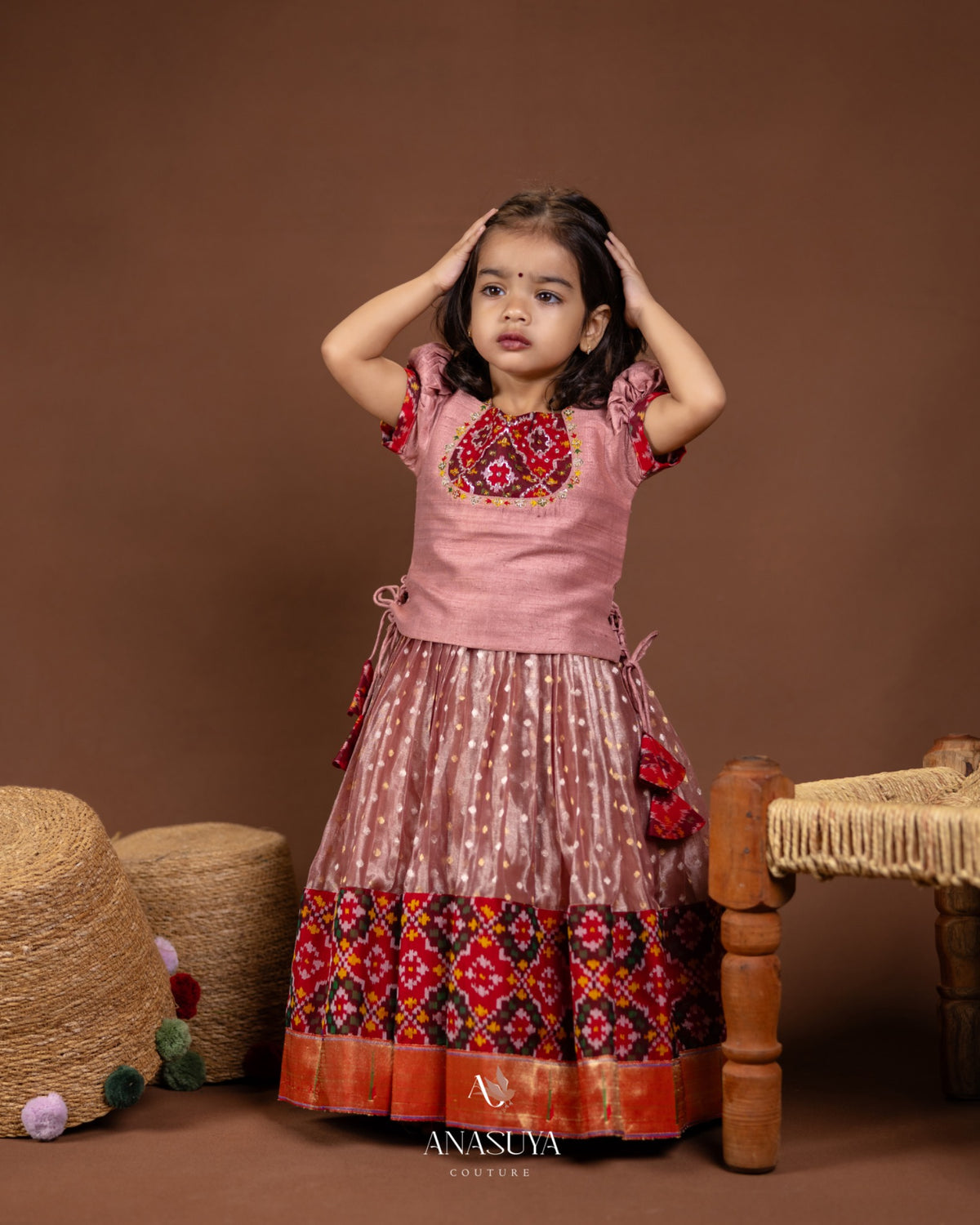 paithani fusion lehanga