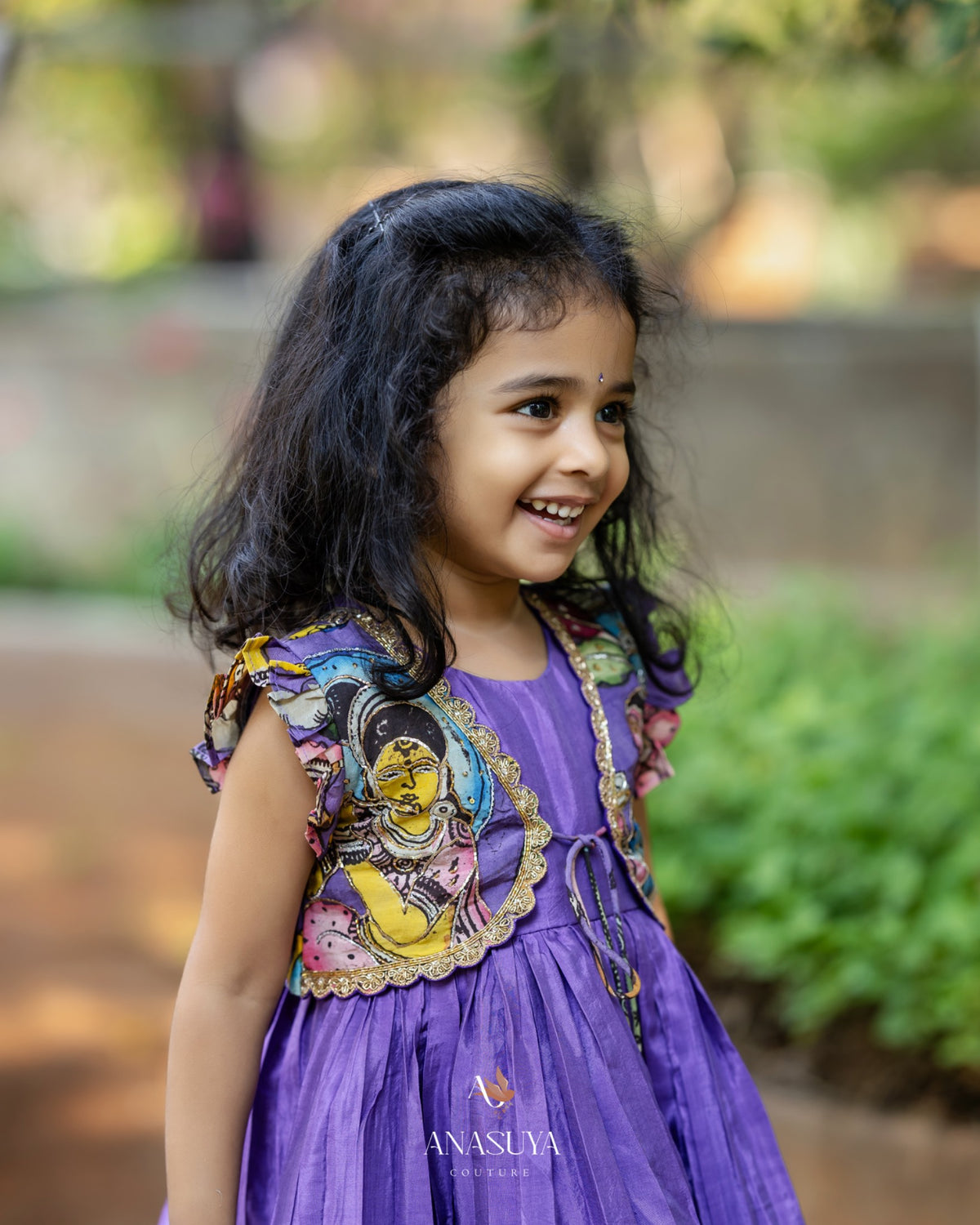 Kalamkari overcoat frock