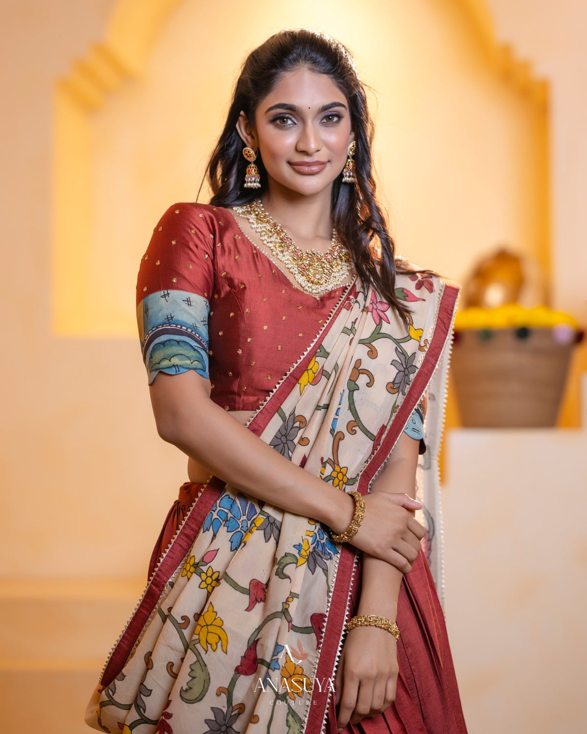 Kalamkari Lehenga