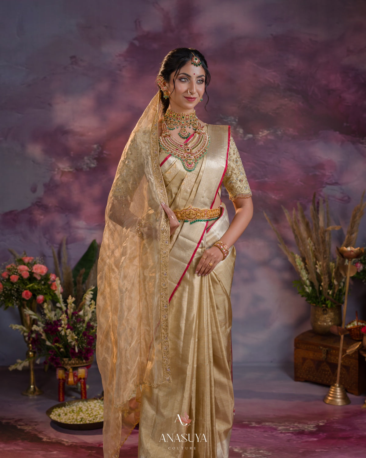 Pure tissue Kanjeevaram saree