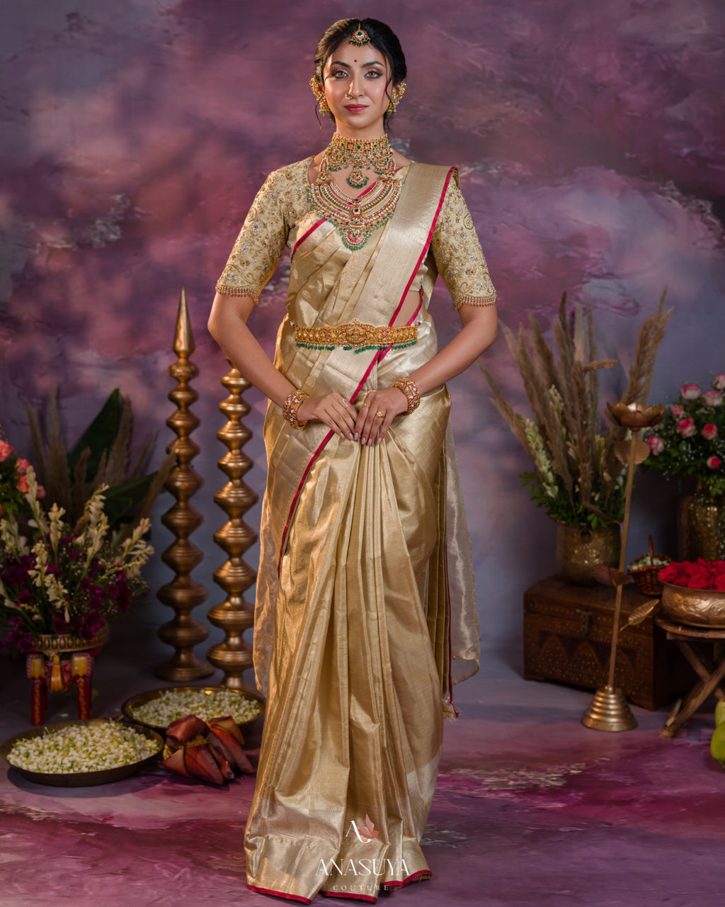 Pure tissue Kanjeevaram saree