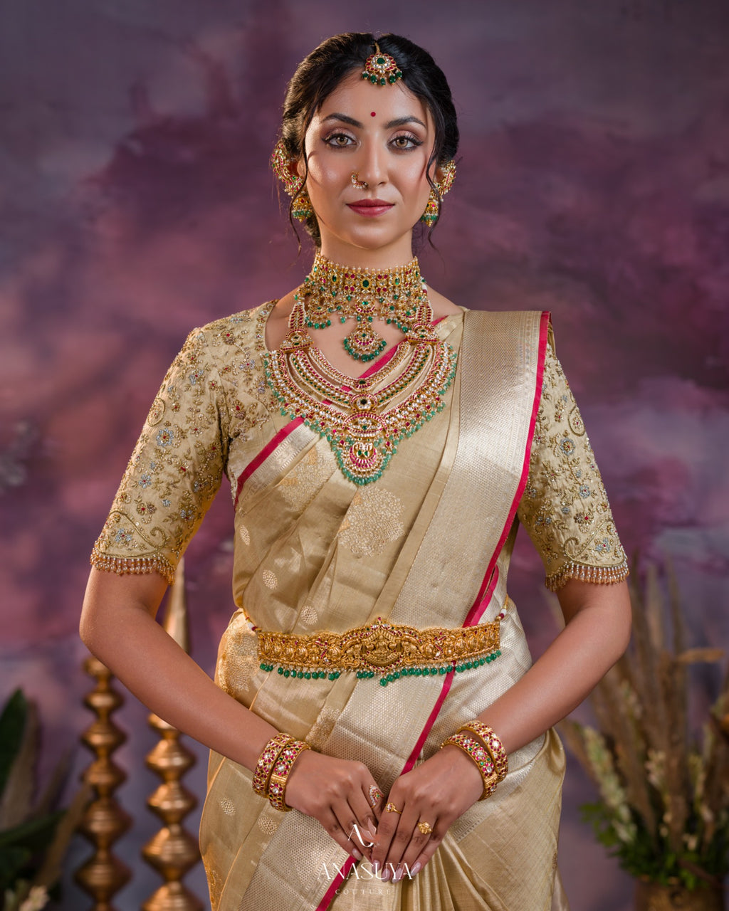 Pure tissue Kanjeevaram saree