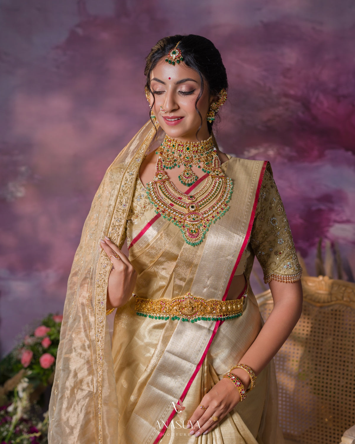 Pure tissue Kanjeevaram saree