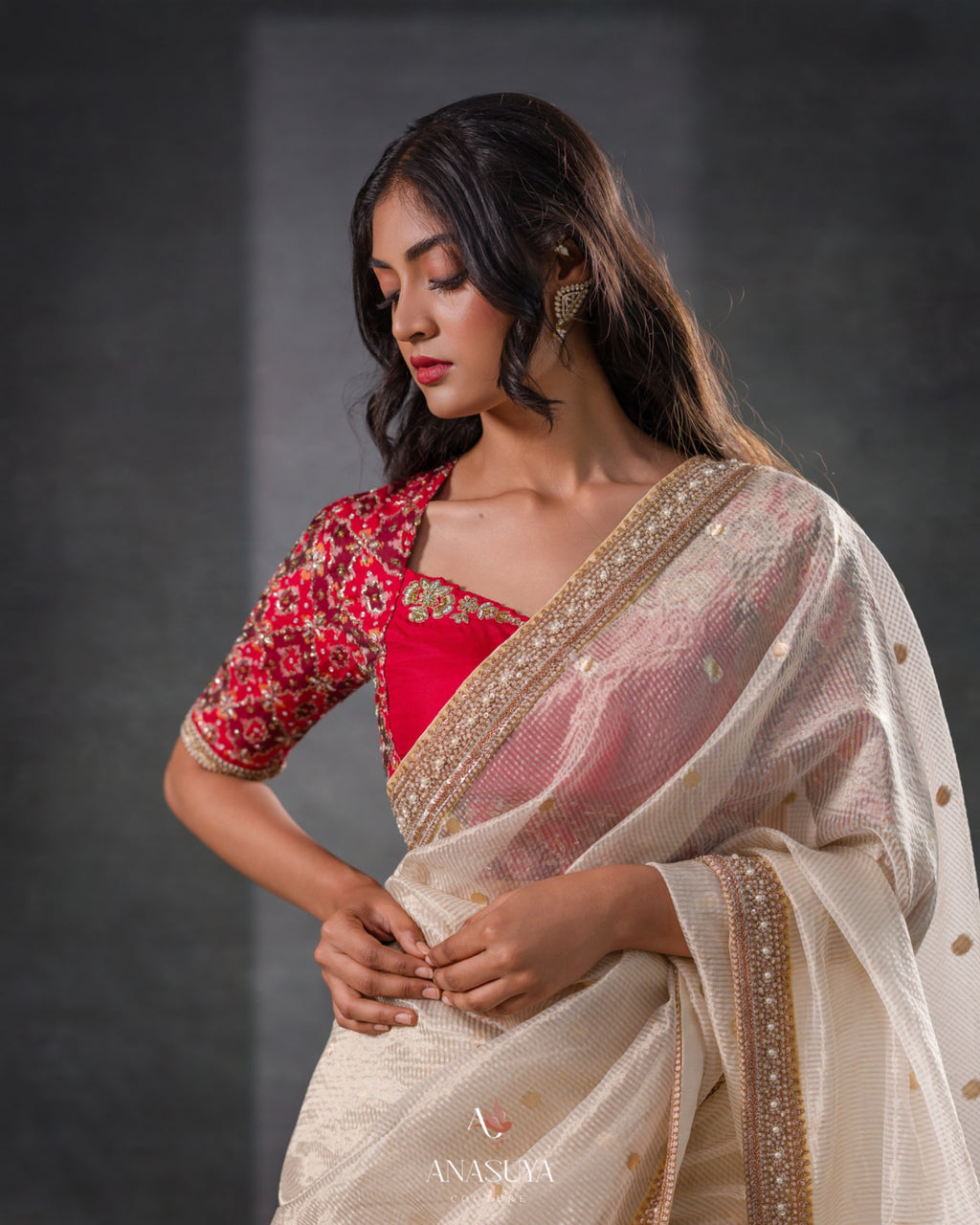 Patola fusion Saree