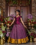 ROYAL GRAPE Kids Lehenga