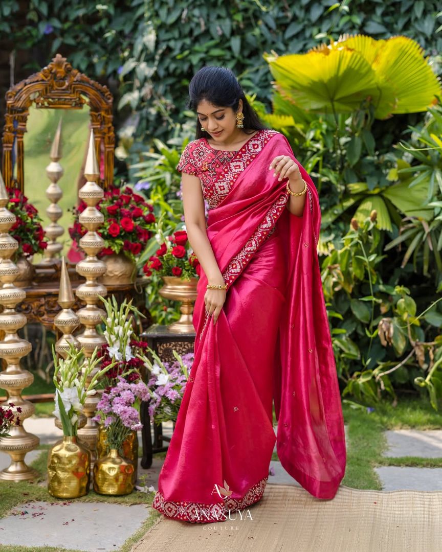 Crimson Ikat